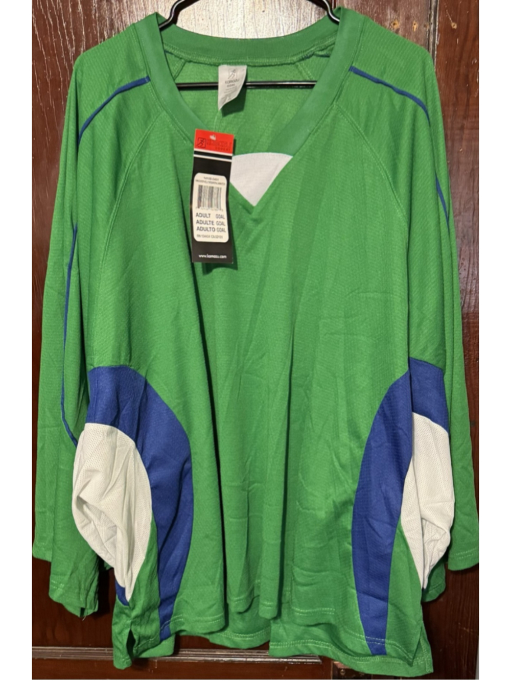 Kamazu Blank Practice Hockey Jersey Green Men’s Size XL (?) New With Tags